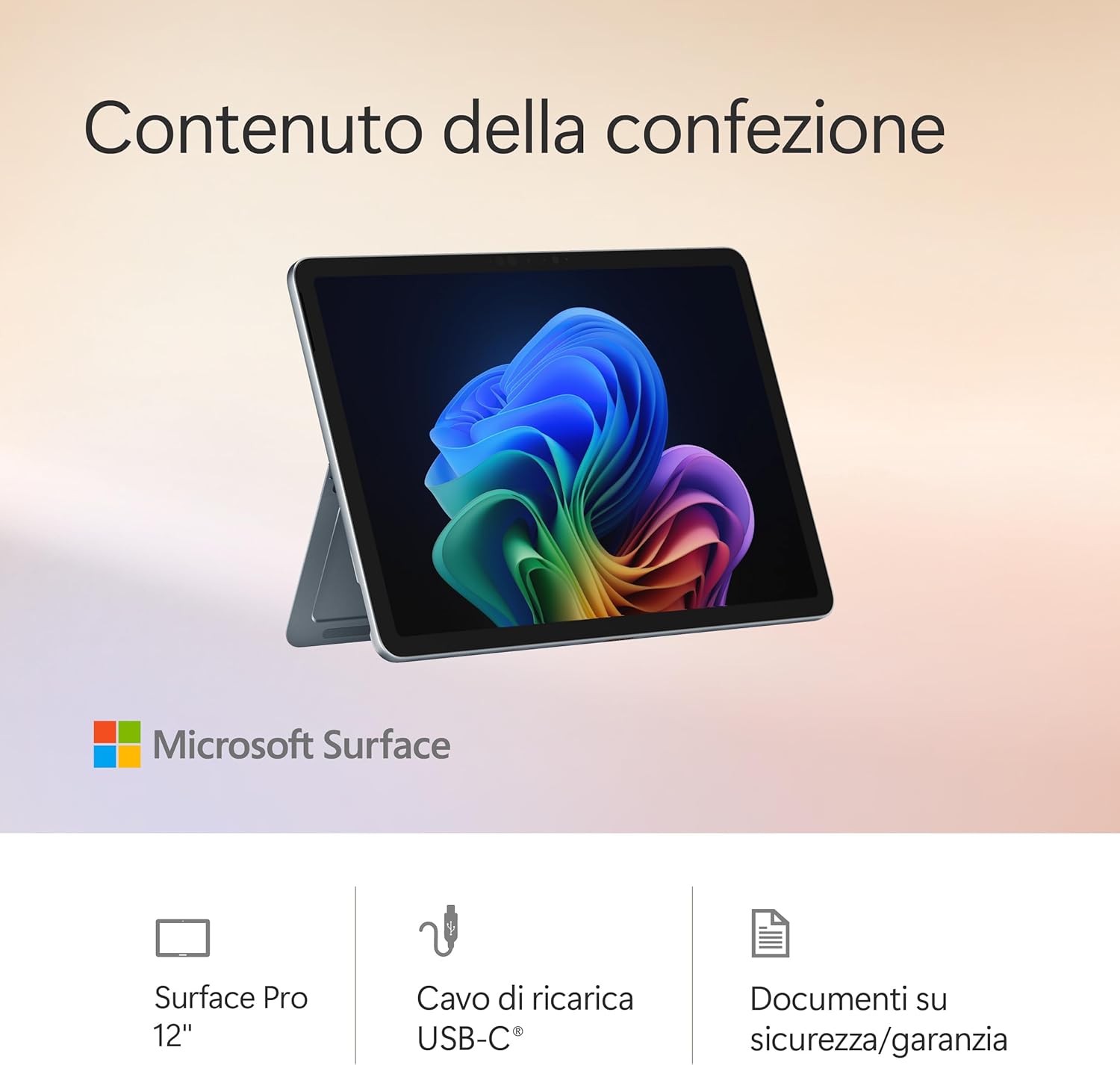 Thumbnail 5 de Microsoft Surface Pro Copilot+ PC con Snapdragon X Plus, 12” touch, 16GB RAM e 512GB Oceano