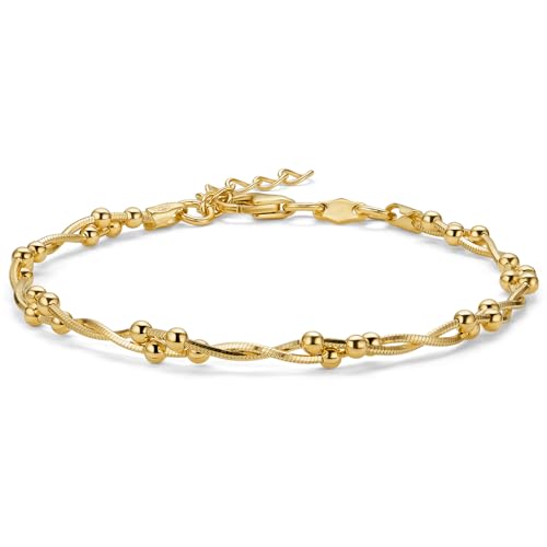 Detalle de MIORE Pulsera Plata 925 chapada 21 cm 💍