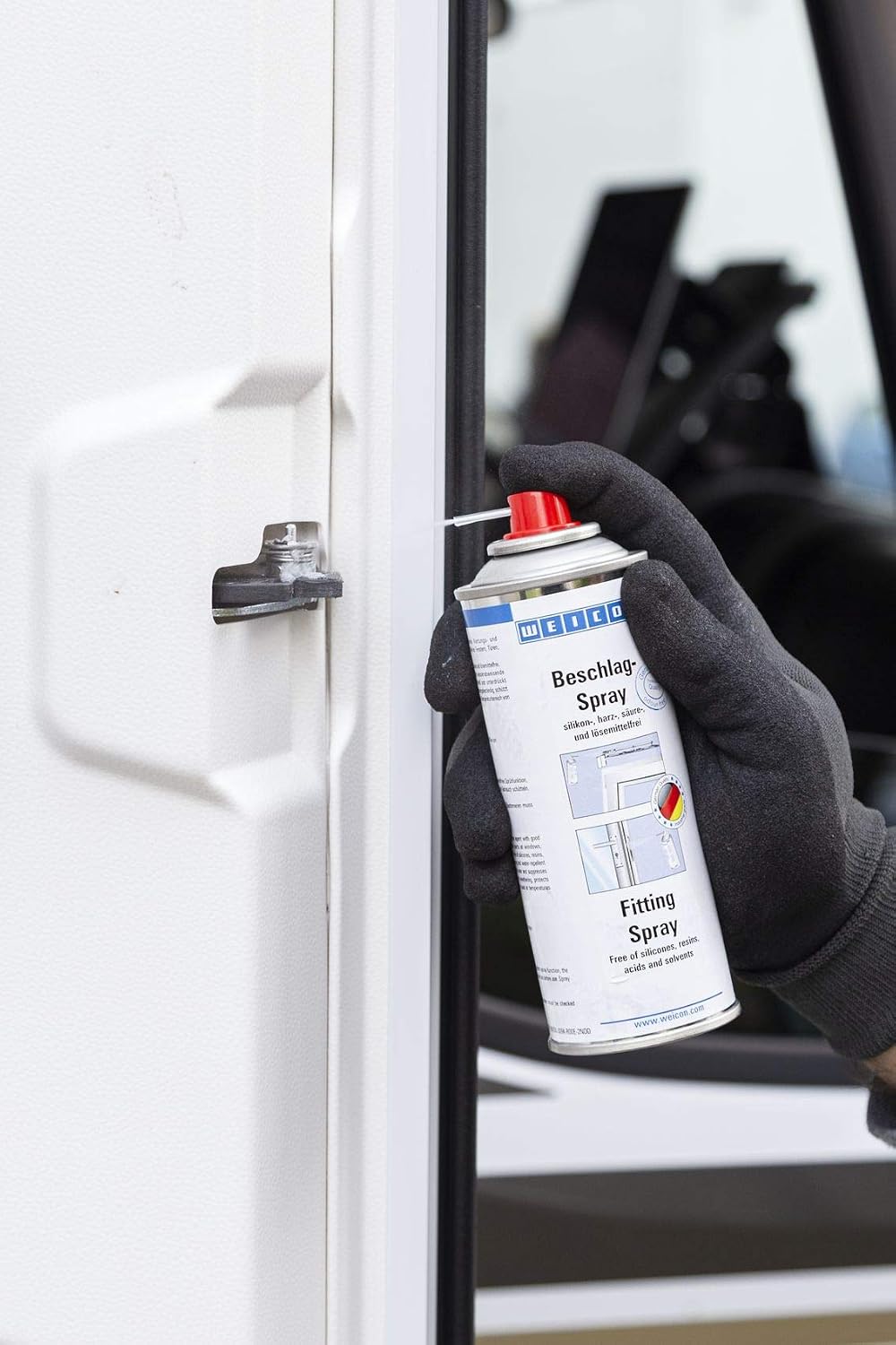 Detalle de WEICON K11785 Fittings Spray 200 ml – smörjspray för beslag, syrafri och luktfri