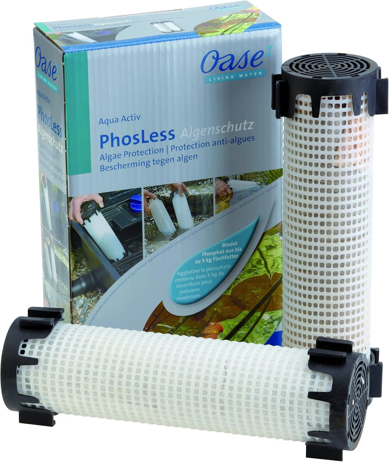 Oase AquaActiv PhosLess Phosphatbinder 2 Säulen 1 l