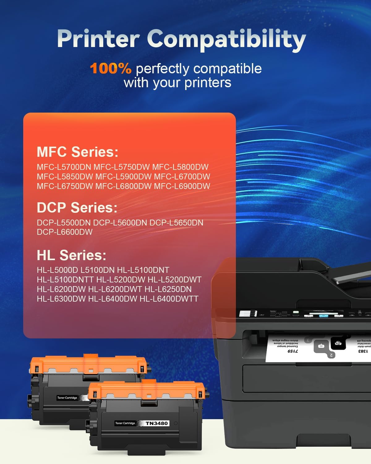 Detalle 2 de Skydo TN3480 toner compatibile 8000 pag. 🖨