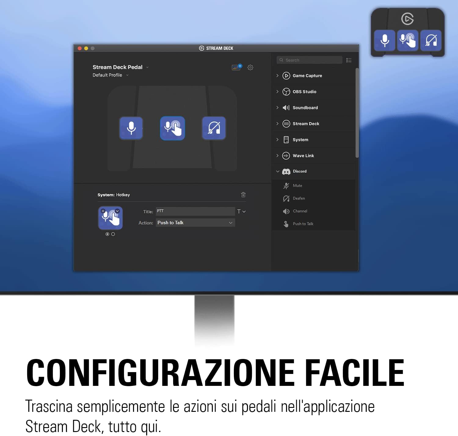 Thumbnail 6 de Elgato Stream Deck Pedal controllo a pedale