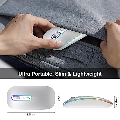 Thumbnail 6 de cimetech Bluetooth ratón recargable 2 modos