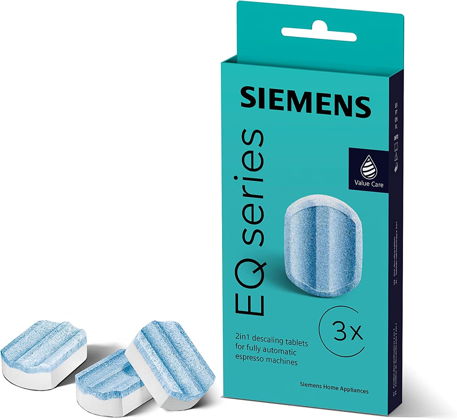 Detalle de Siemens TZ80002B Pastillas descalcificadoras 2 en 1