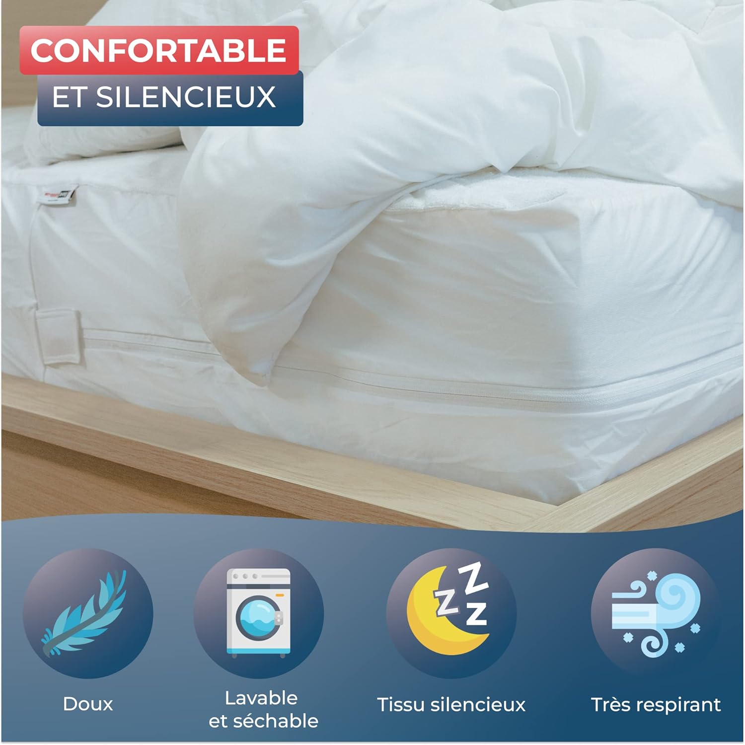 Thumbnail 5 de Wrappybag Housse 160x200x30 cm protège-matelas