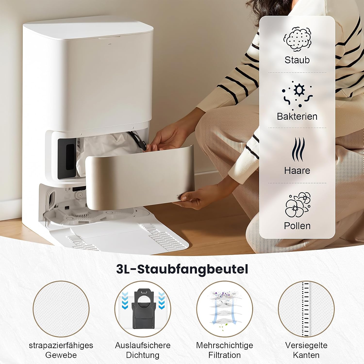 Detalle 2 de 25 Stück Zubehör für DREAME L10s Ultra Hauptbürste 3L