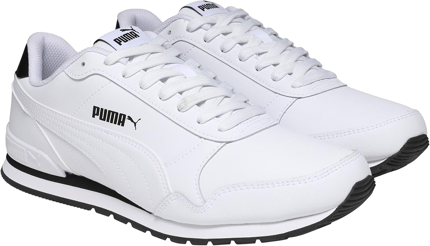 Detalle de PUMA St Runner V2 Full L, Baskets Mixte – Blanc, taille 43 EU