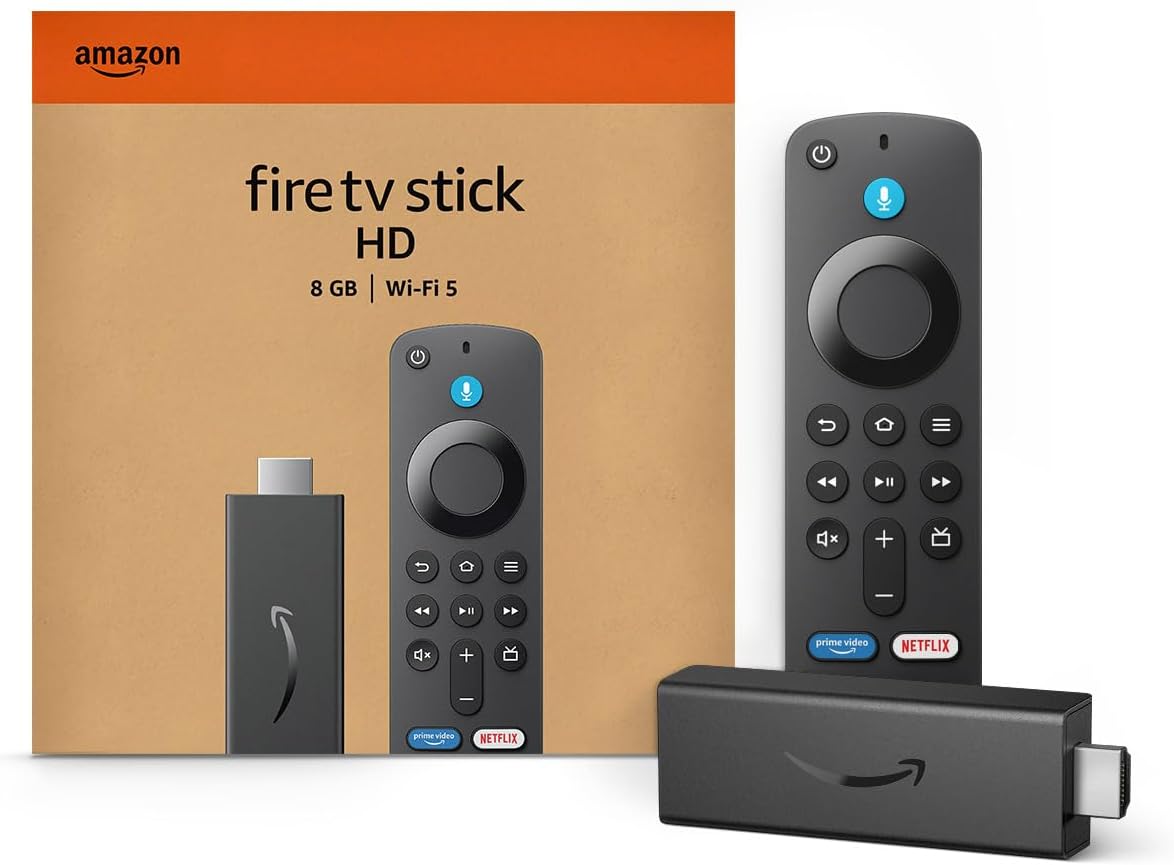 Thumbnail 1 de Amazon Fire TV Stick HD with Alexa Voice Remote and Live TV