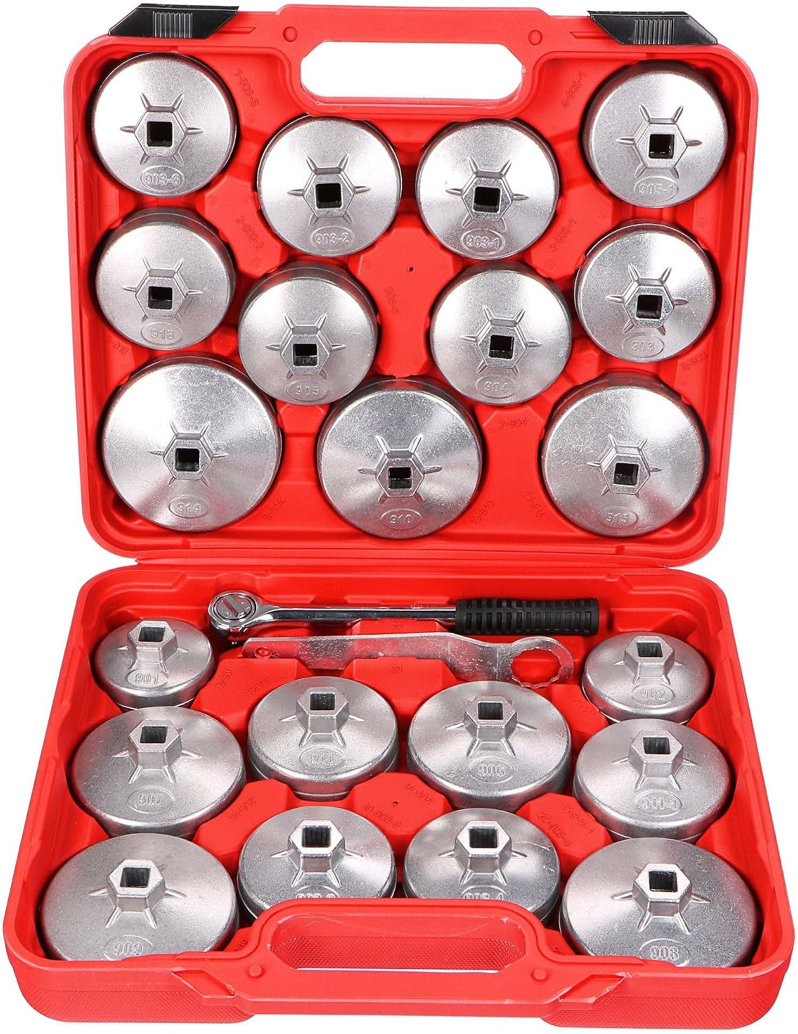 Detalle de SIXTOL MECHANIC OIL WRENCH 23 – zestaw kluczy do filtrów oleju, 1/2