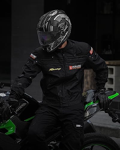 Thumbnail 5 de BORLENI Giacca da moto tutte le stagioni con protezioni CE XL