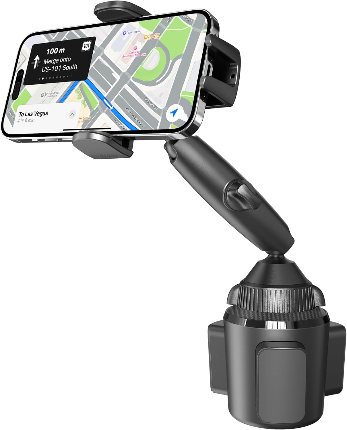 Detalle de APPS2Car Cup Holder Phone Mount Adjustable Arm