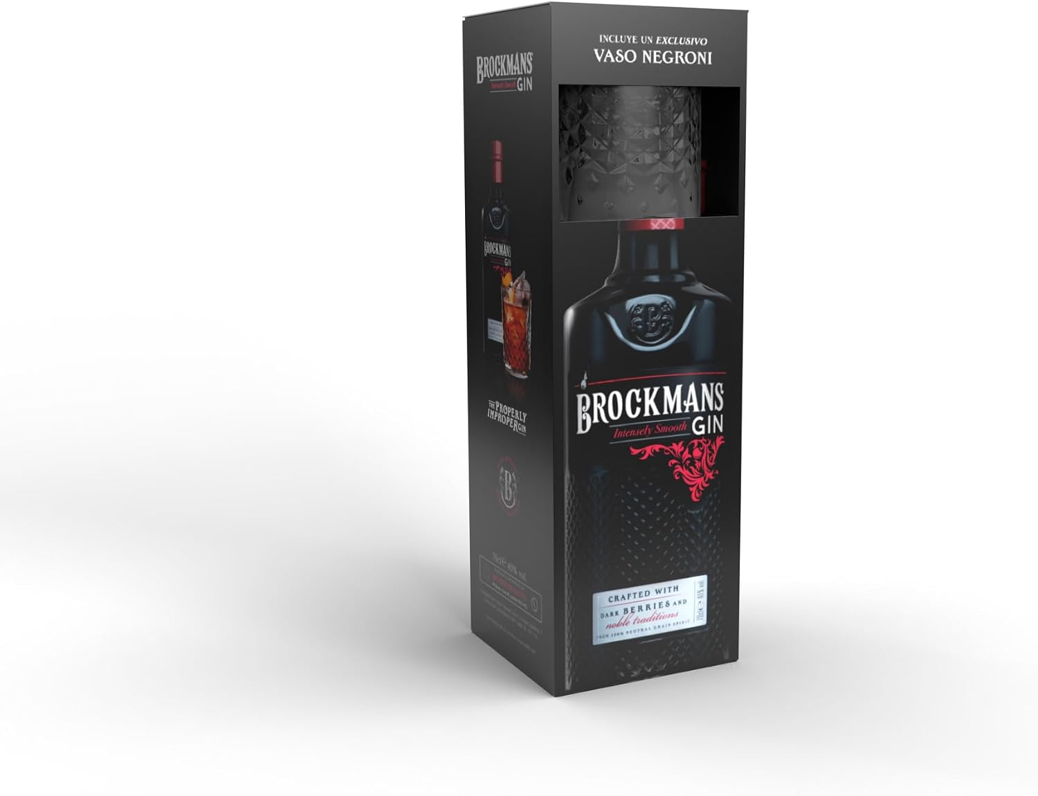 Detalle de Brockman's Ginebra 700 ml 🍸 Calidad Premium