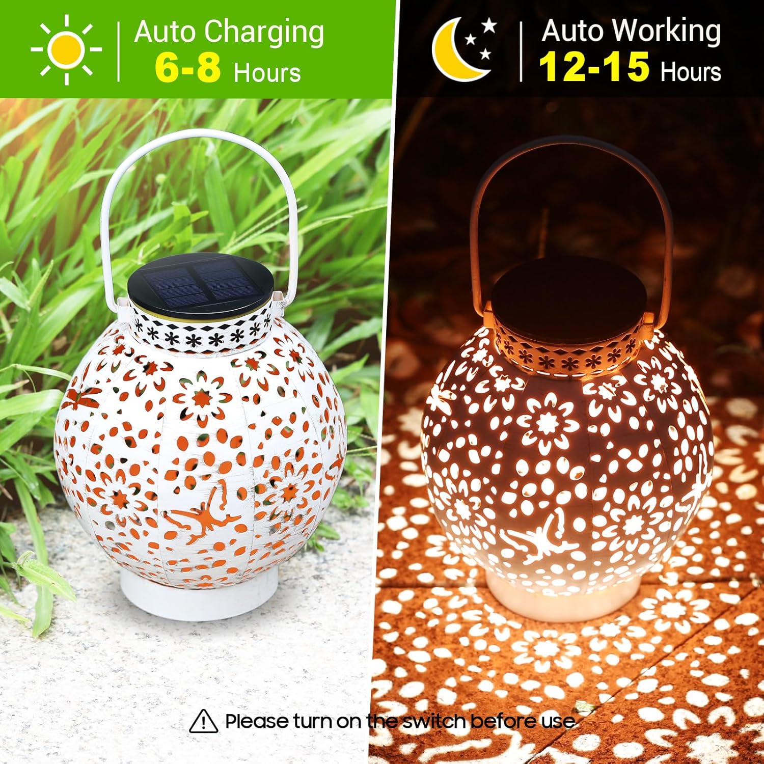 Thumbnail 1 de KOOPER Solar lanterns for gardens 15 x 20cm