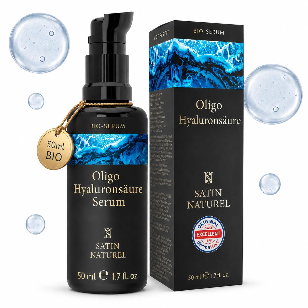Detalle de Satin Naturel Hyaluronsäure Serum 50ml 💧
