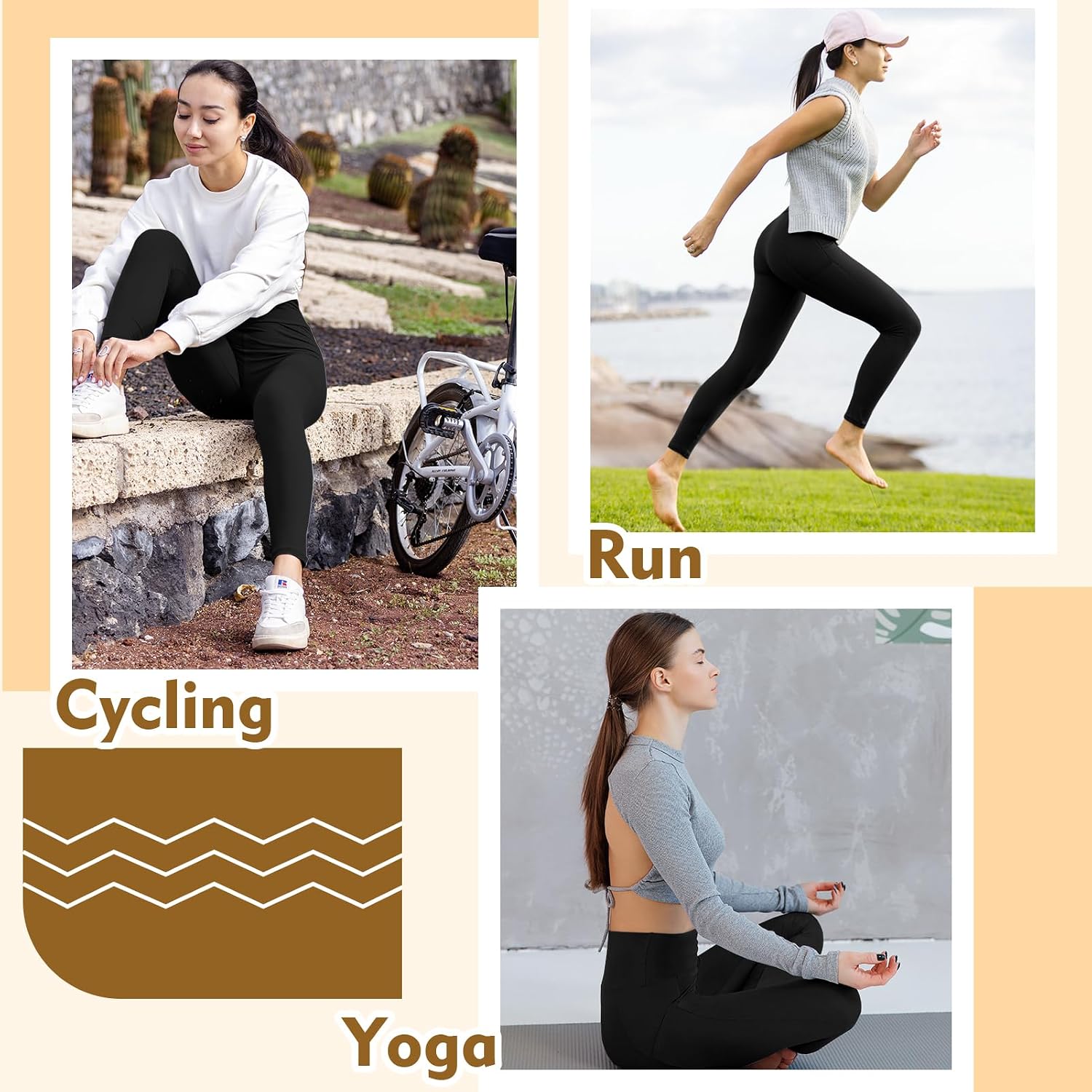 Detalle de Sanpetix leggings for women with pockets