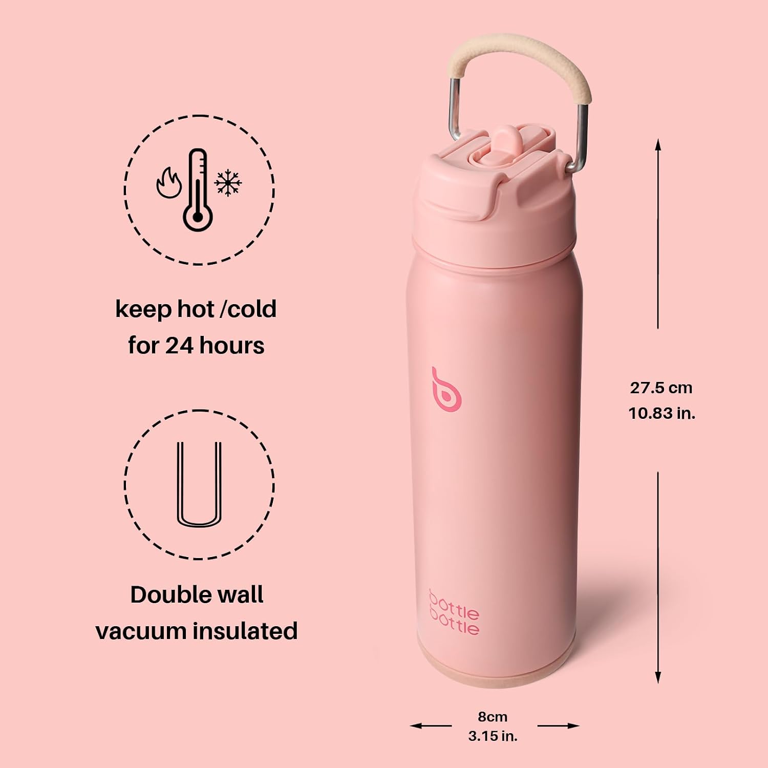 Detalle 1 de BOTTLE BOTTLE insulated water bottle 700ml