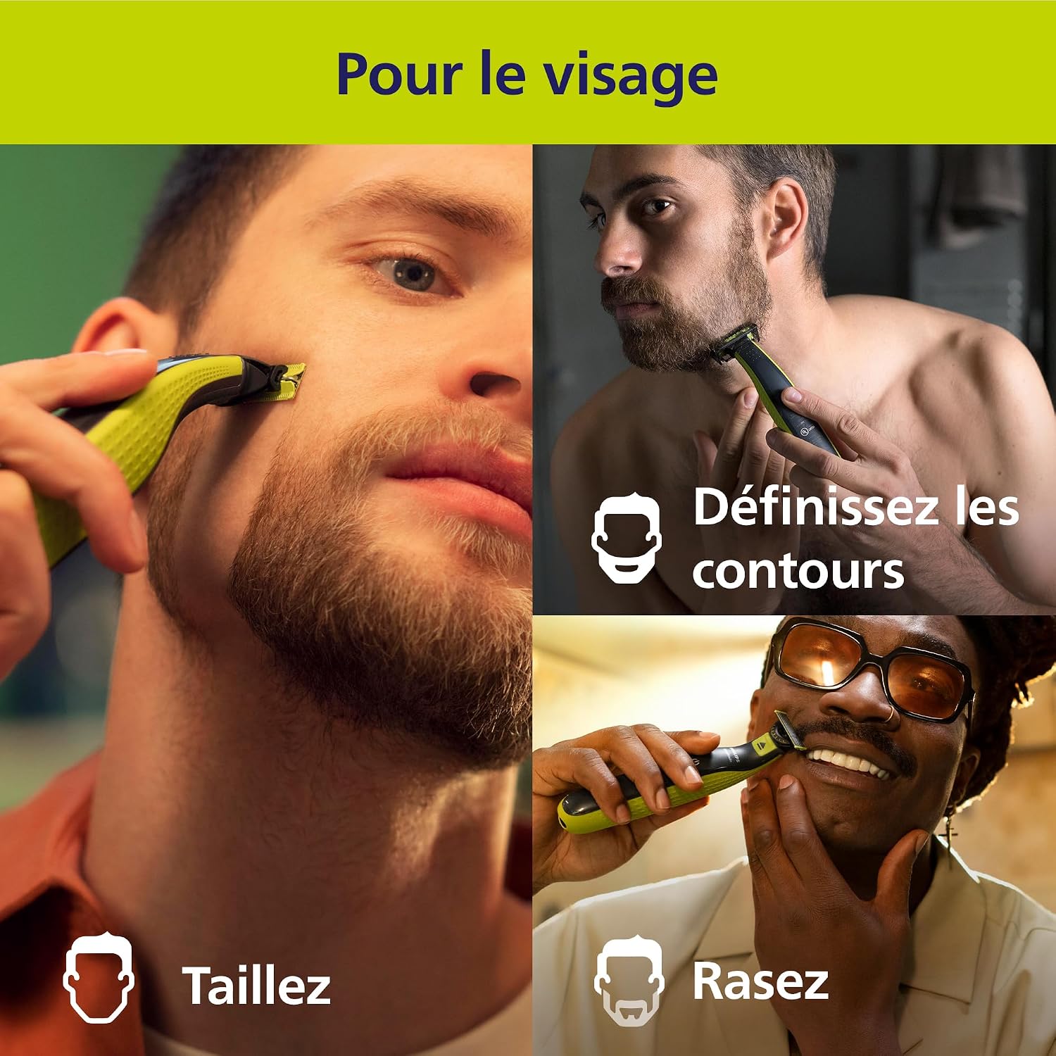 Detalle de Philips OneBlade 360 tondeuse 45 min ✂