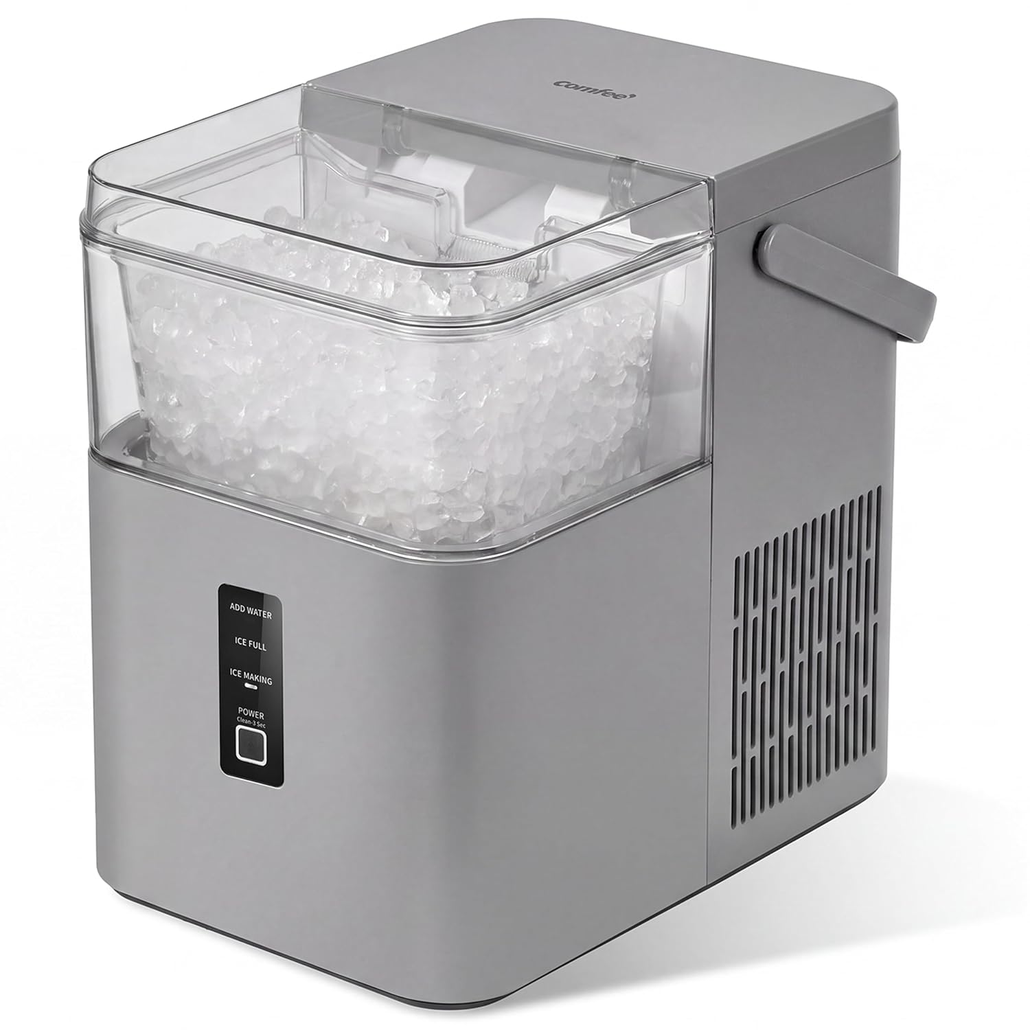 Detalle de COMFEE’ 33lbs Nugget Ice Maker, Self-Cleaning Countertop Pebble Ice Maker