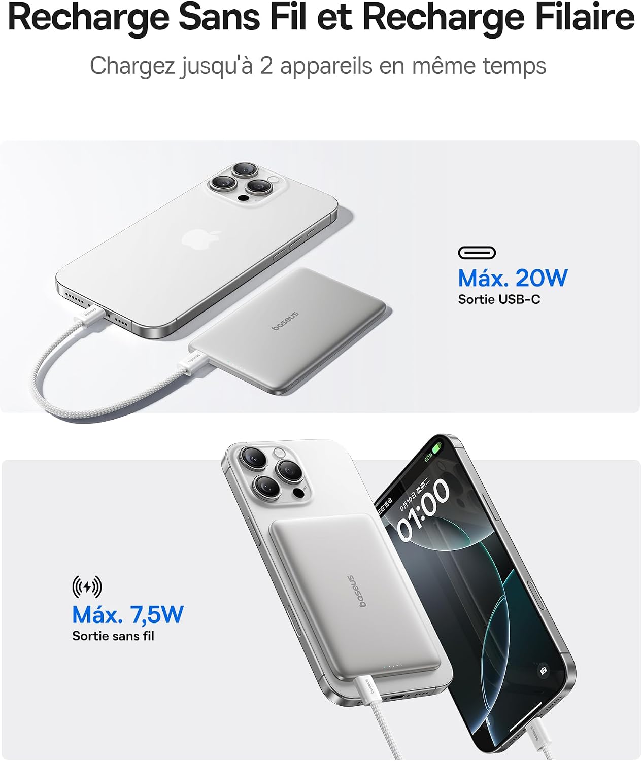 Thumbnail 2 de Baseus Picogo AM41 Powerbank 5000mAh