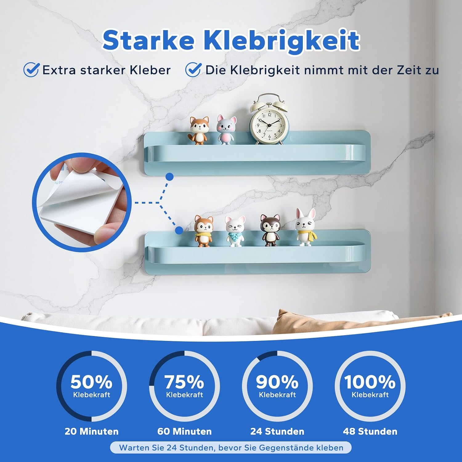 Detalle de HOMMAND Klebepads Doppelseitig 40 Stück