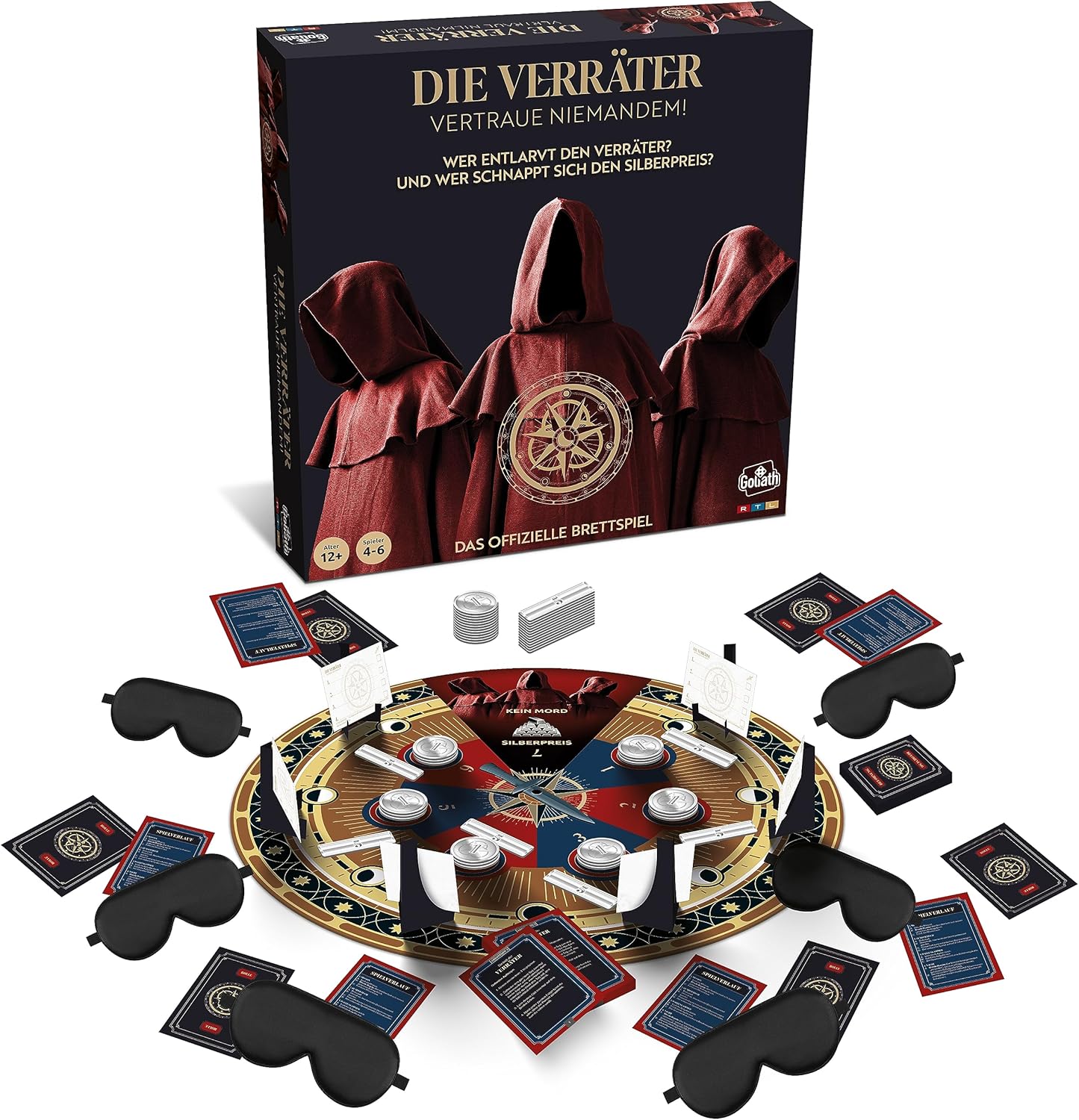 Thumbnail 3 de Goliath Die Verräter – Brettspiel zum TV-Hit, 4–6 Spieler, ab 12 Jahren