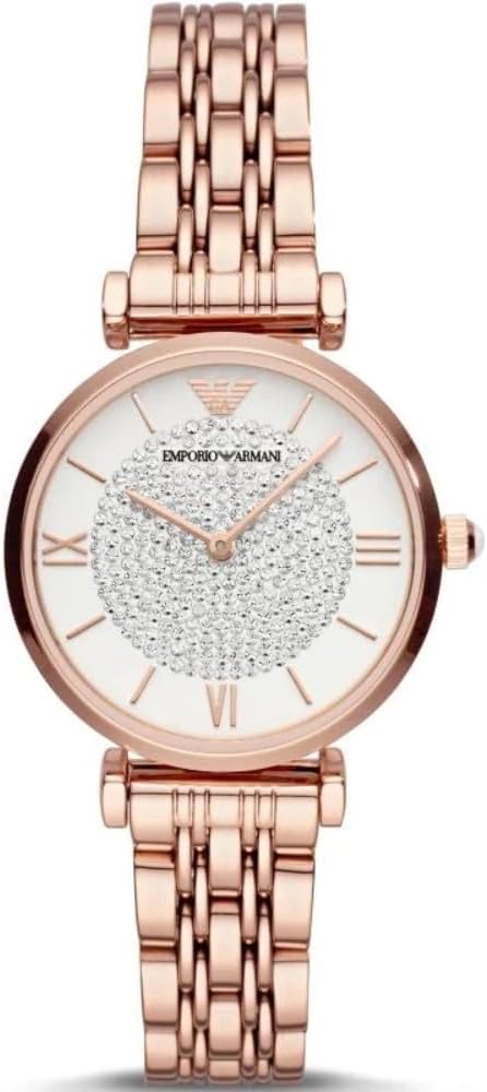 Thumbnail 5 de Emporio Armani orologio da donna con cassa da 32 mm e bracciale in acciaio rosé