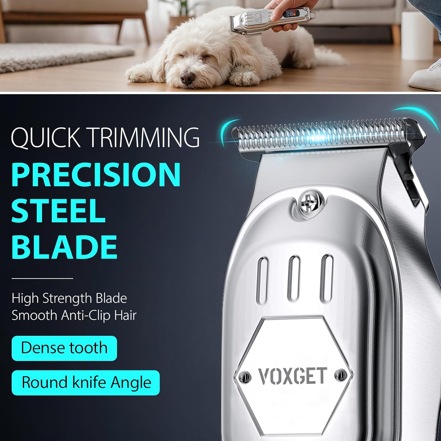 Thumbnail 6 de VOXGET Dog Clippers with 10 Guide Combs