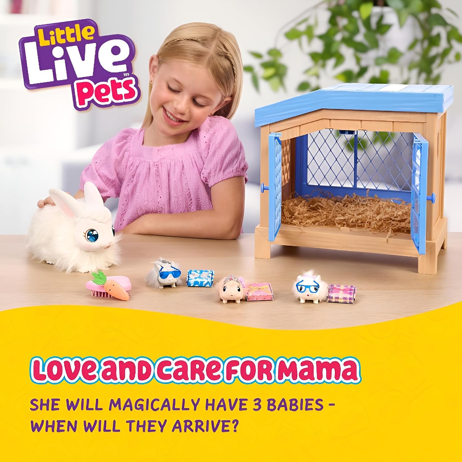 Detalle de Little Live Pets Bunny Mama Surprise Toy Set 3+ 🎲