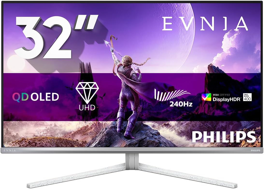 Detalle 2 de Philips Monitor 32M2N8900 da 31,5" QD-OLED 4K UHD 240 Hz