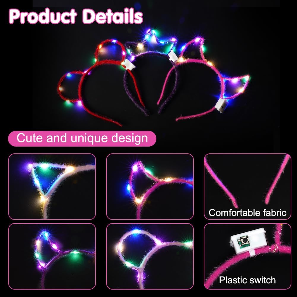 Thumbnail 2 de AYBUY LED Fasce per capelli 14 pezzi 🎀