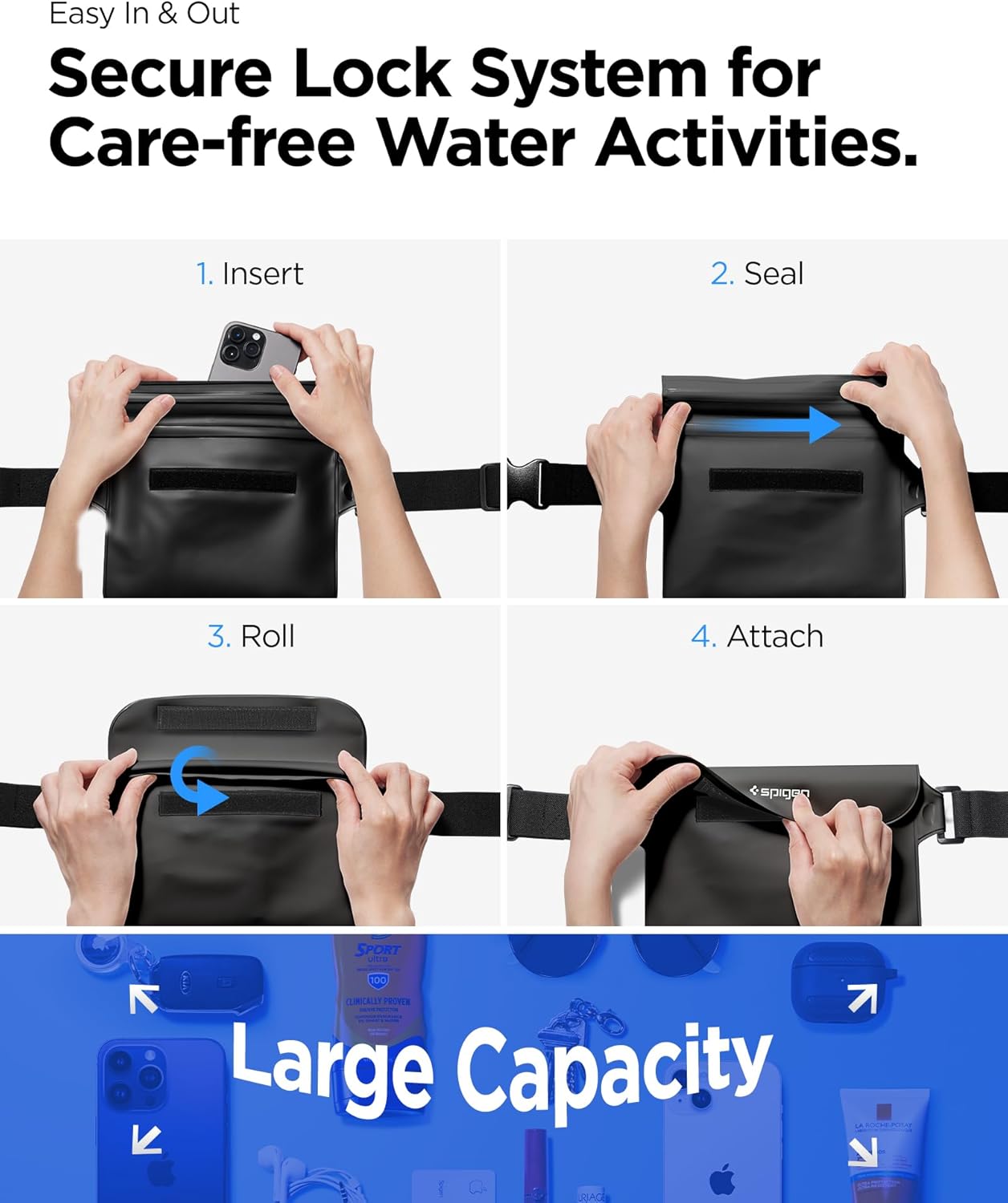 Thumbnail 4 de Spigen Aqua Shield Bolsa Impermeable 2 Piezas
