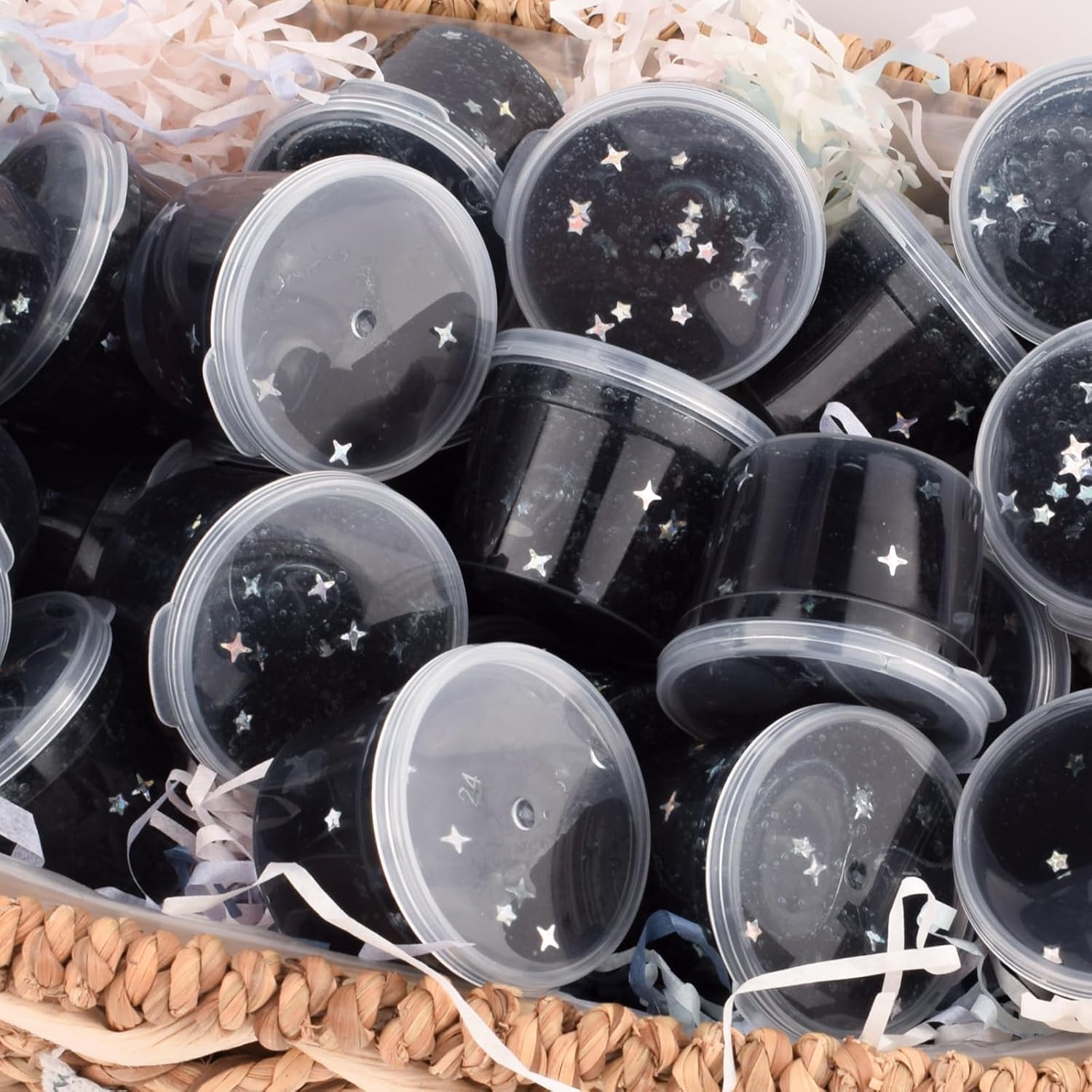 Detalle 1 de Black Galaxy Slime Party Favors, 24-Pack