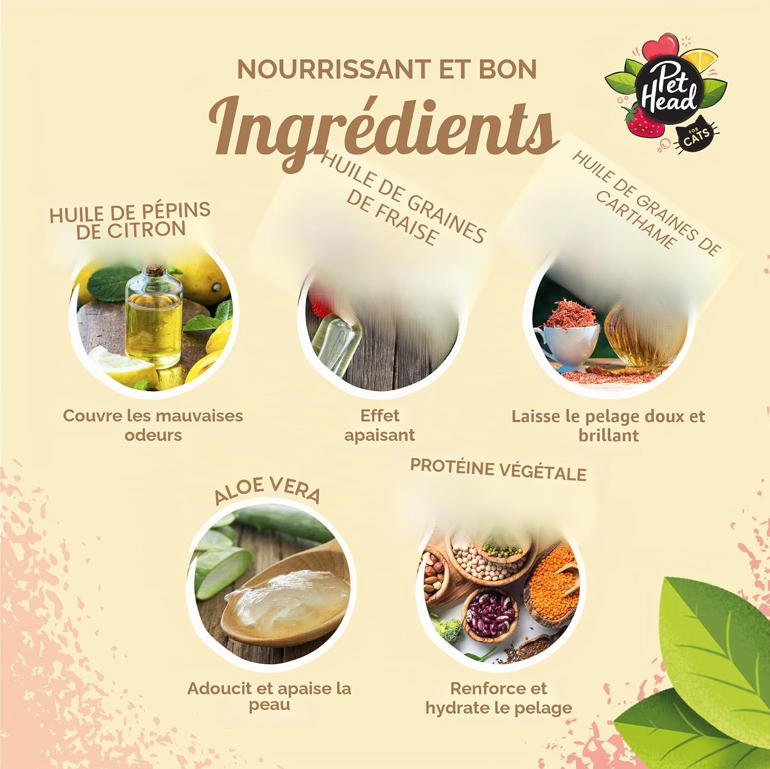 Detalle 1 de Pet Head Felin' Good, mousse sans rinçage 200 ml