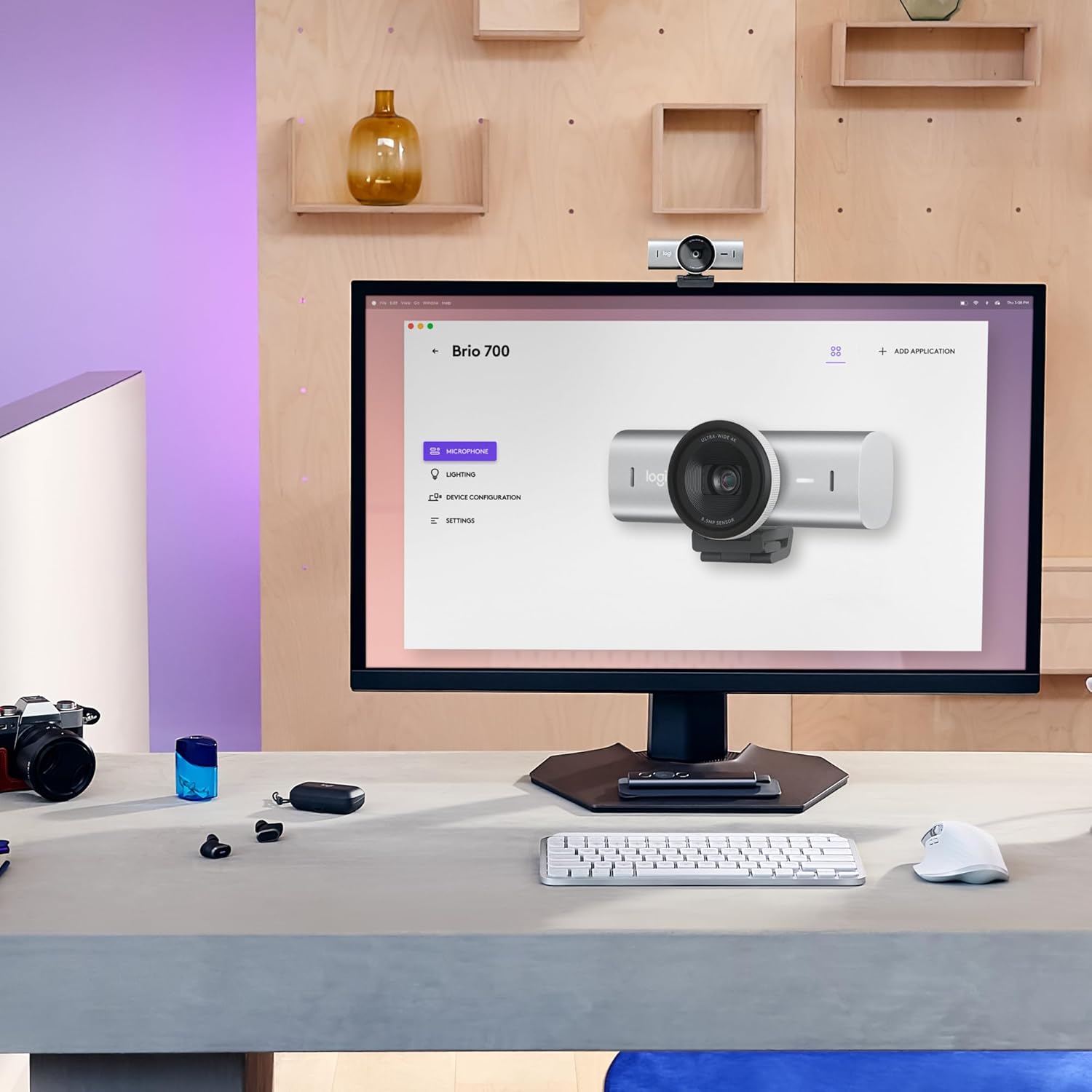 Thumbnail 5 de Logitech MX Keys Mini Wireless Illuminated Keyboard (QWERTY UK, Pale Grey) – Bluetooth, USB-C, Backlit