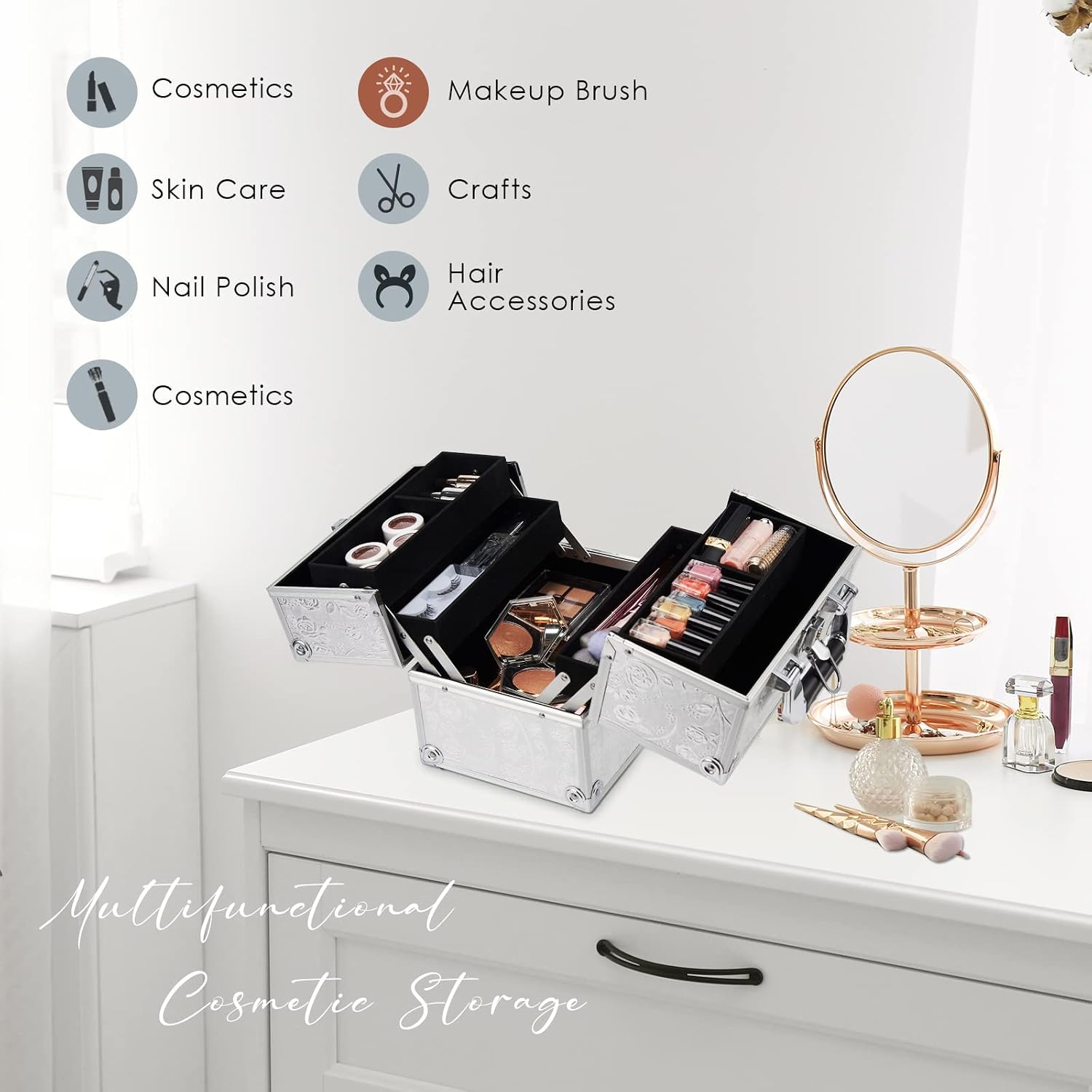 Detalle 1 de Professional Beauty Vanity Case 25cm