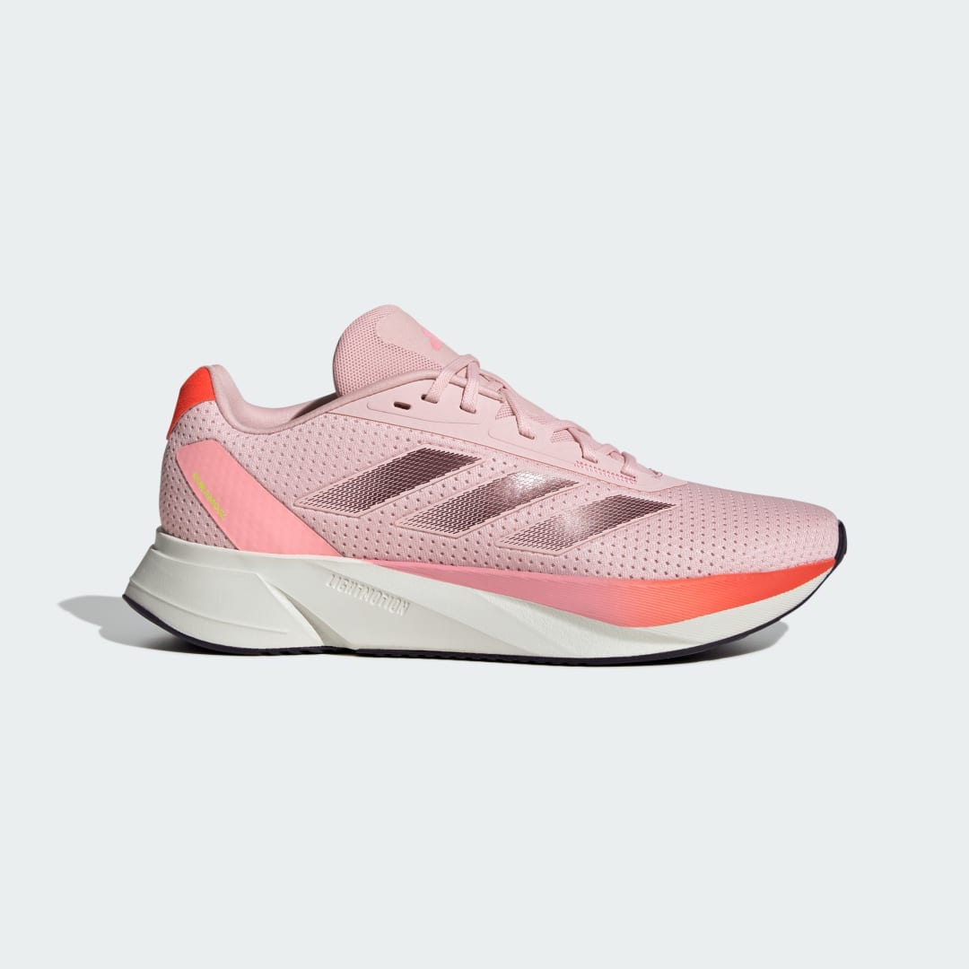 Detalle de Zapatilla Duramo SL de Adidas: comodidad básica en color rosa para entrenos diarios