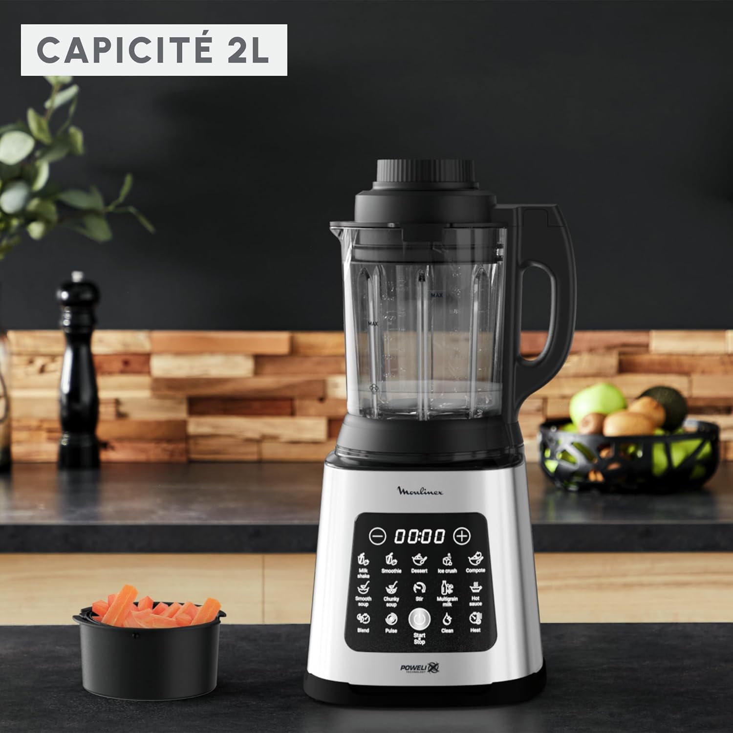 Thumbnail 6 de Moulinex Perfectmix Cook LM83SD10 blender chauffant 1400 W 🍲