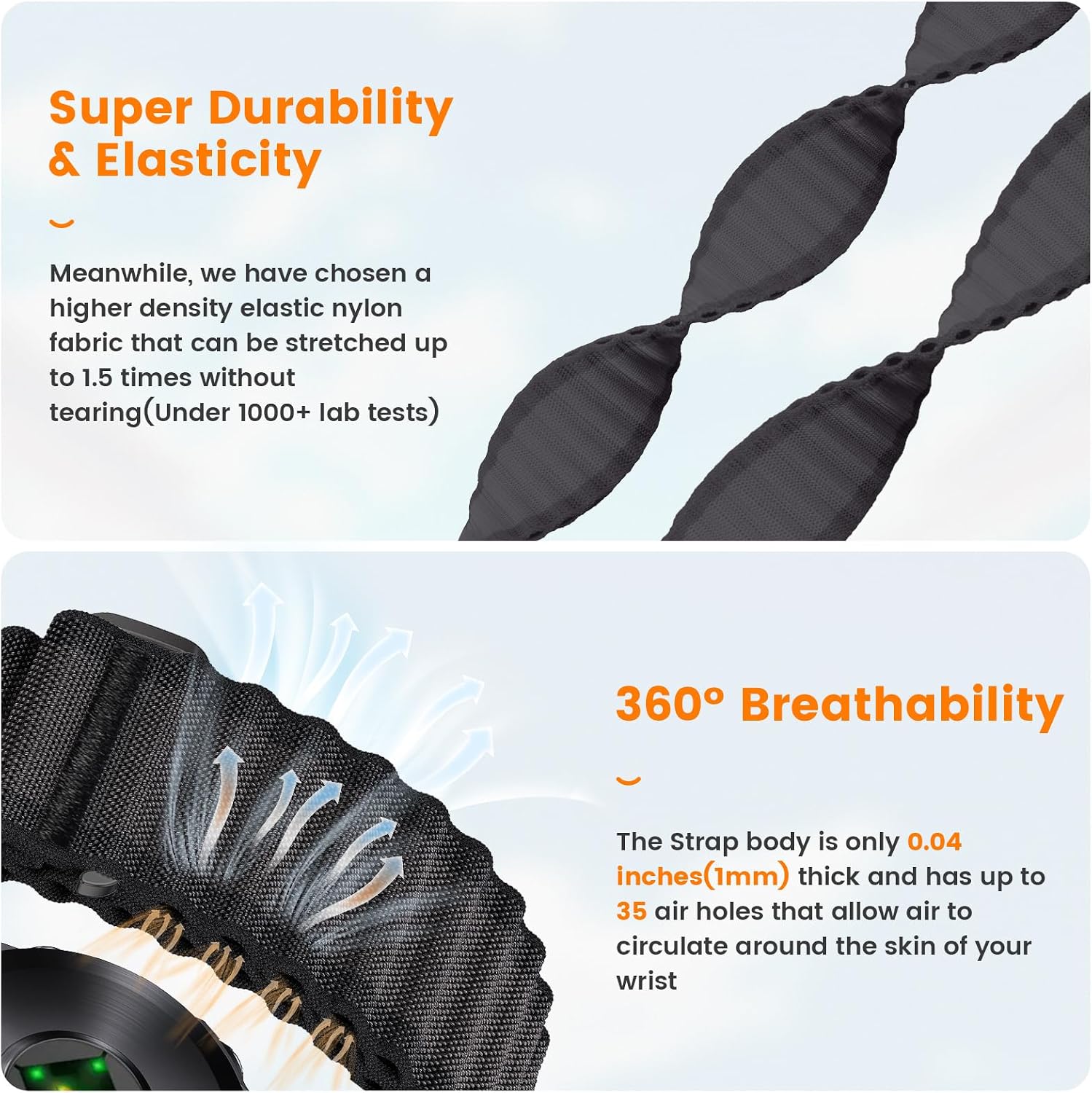 Detalle 2 de Garmin Fenix 7 22mm QuickFit replacement strap