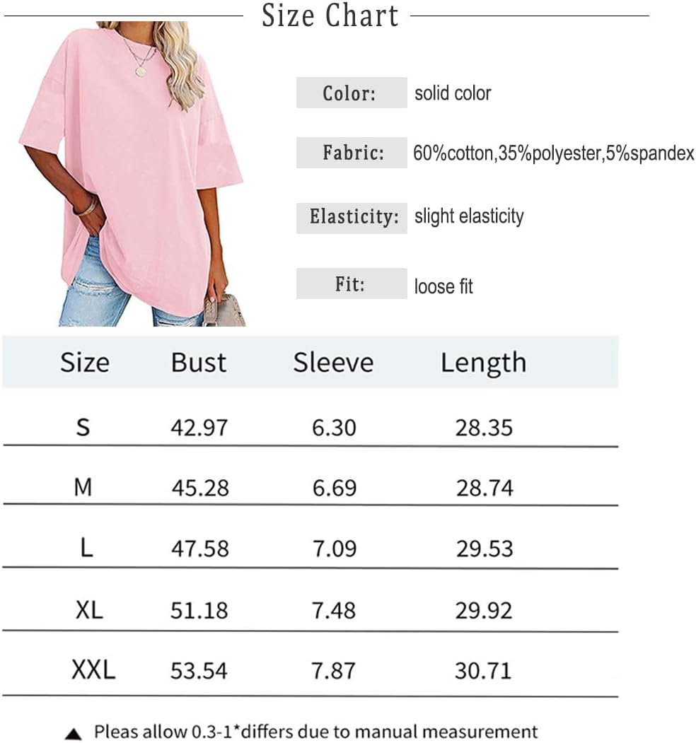 Thumbnail 4 de FDKLOOK Women's Oversized Shirt Short Sleeve
