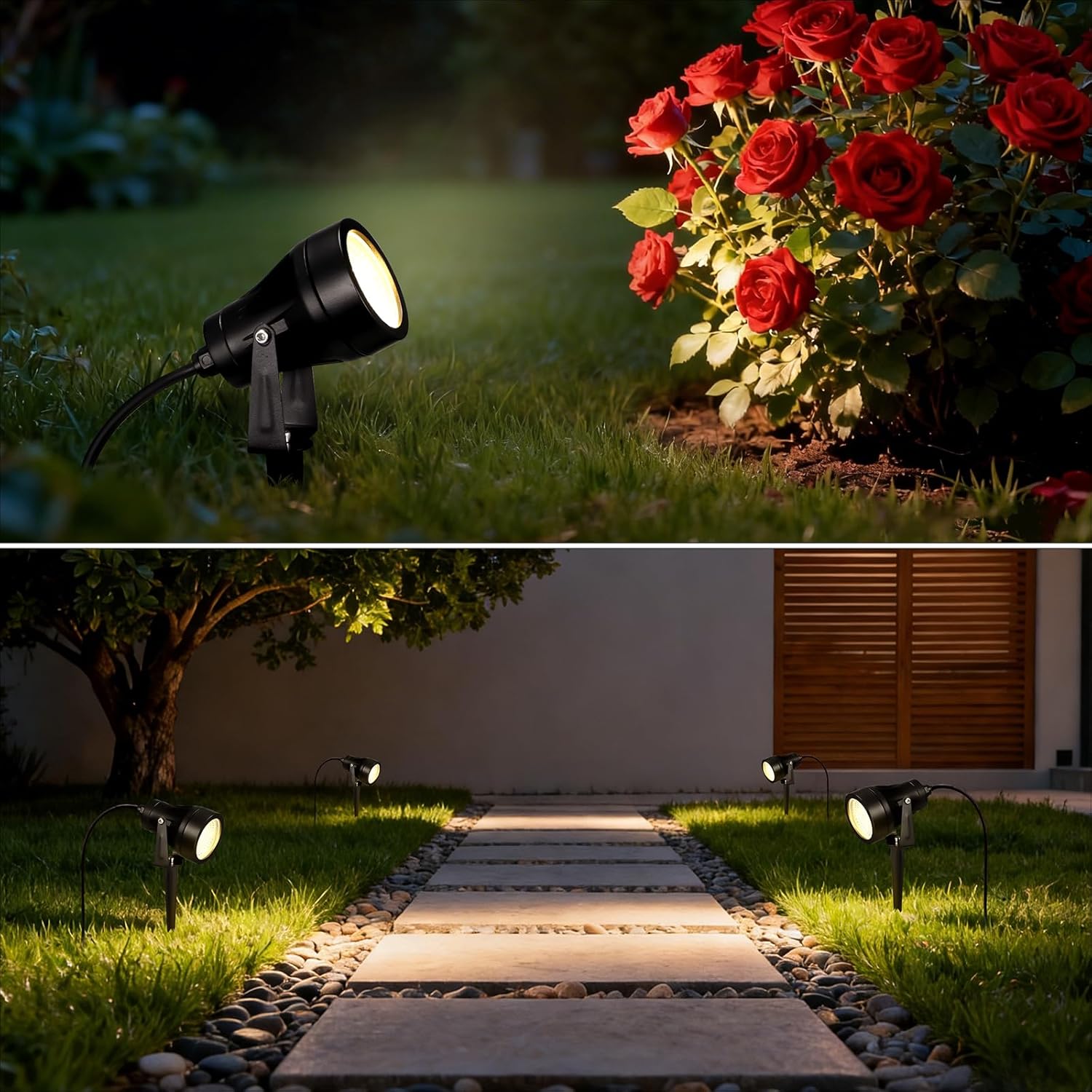 Thumbnail 6 de Faretti da Giardino VivaLet con Picchetto di Alimentazione 7W 700 lm, IP65, 220V, LED COB 3000K, 2,5 m di Cavo