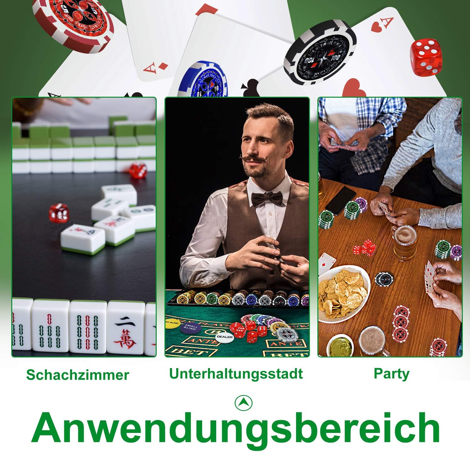 Thumbnail 6 de UISEBRT Pokerkoffer Set 500 Chips