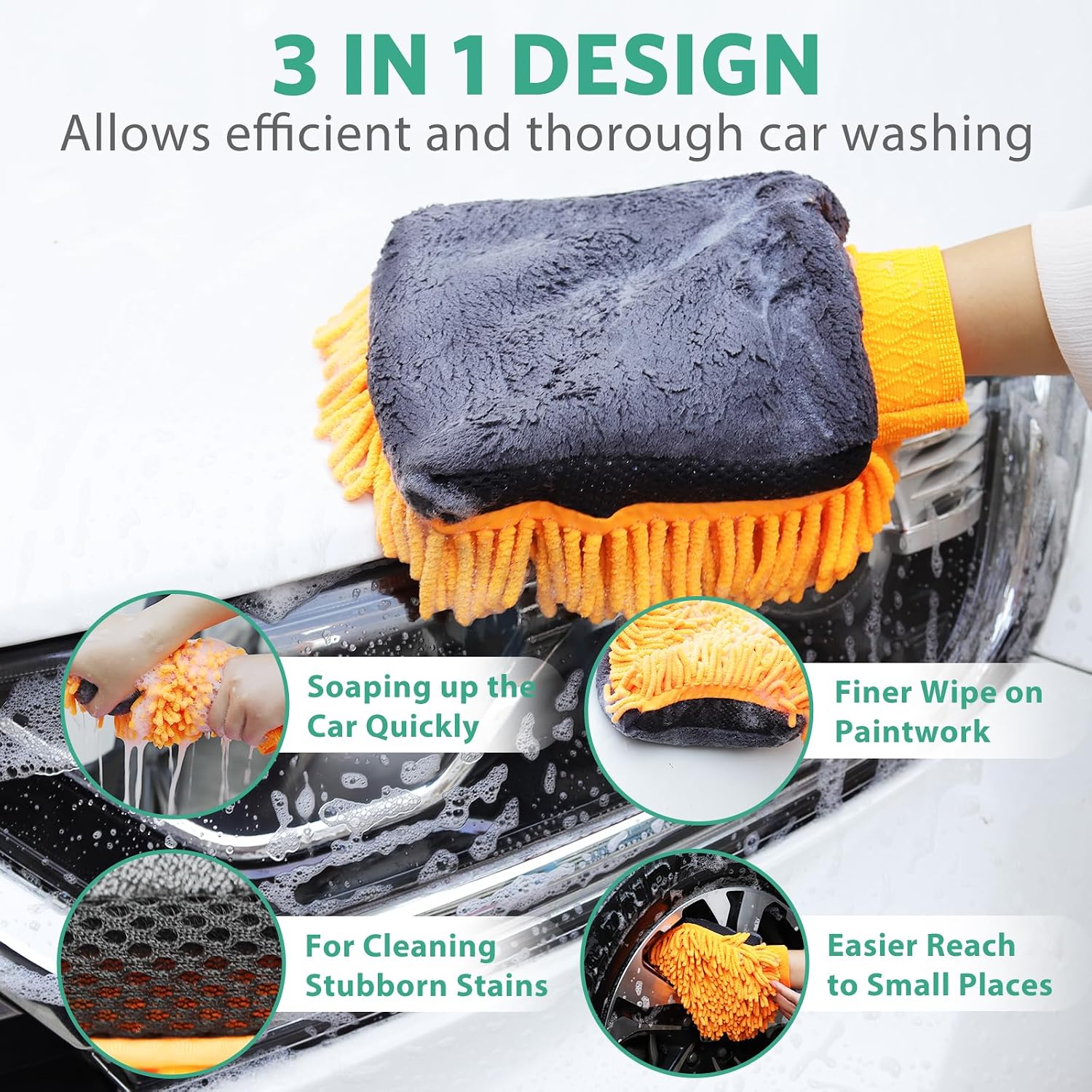 Detalle de STRHAGO 7 Pcs Car Cleaning Kit – car cleaning set