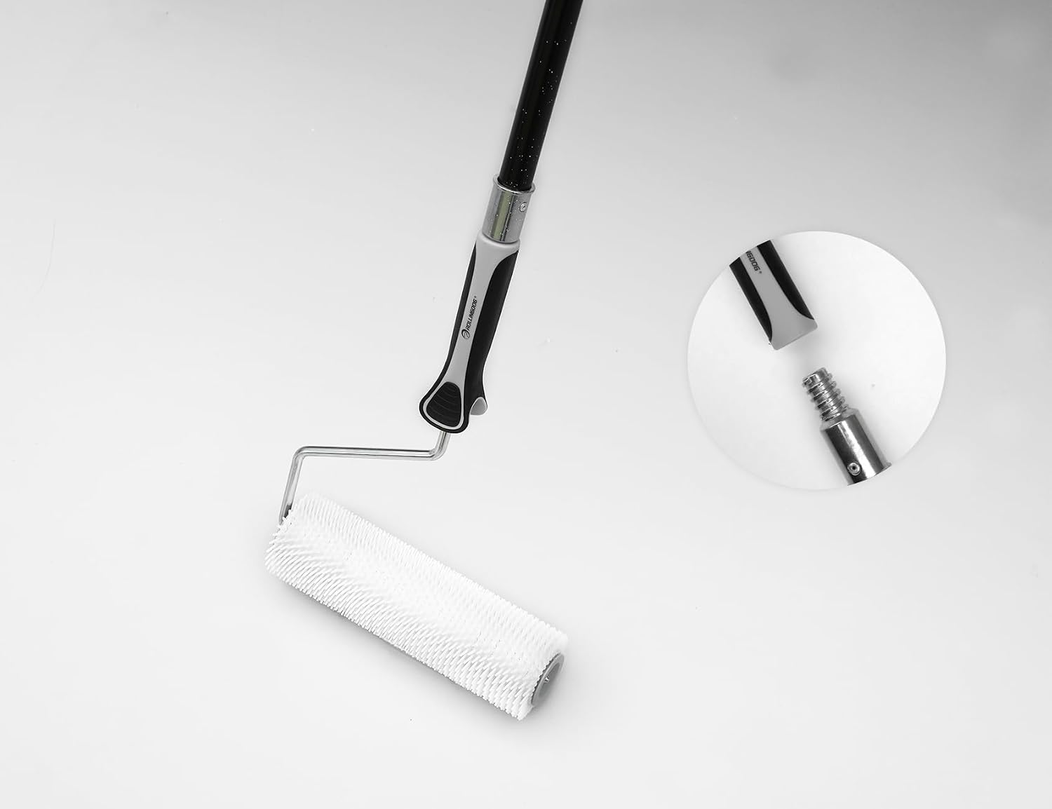 Detalle de ROLLINGDOG 230mm Spiked Roller with 12mm Teeth for Self Leveling Epoxy