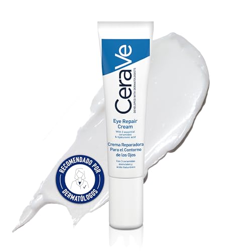 Detalle de CeraVe Crema Reparadora Contorno de Ojos (14 ml) – para todo tipo de pieles