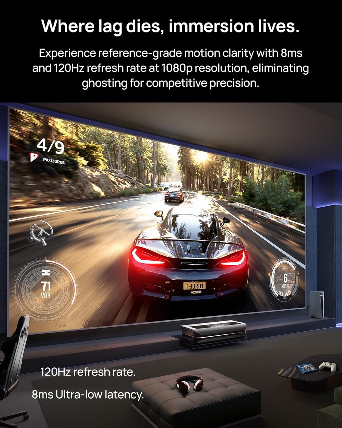 Thumbnail 6 de AWOL Vision LTV-2500 4K UHD Ultra Short Throw Triple Laser Projector with Dolby Vision & Atmos