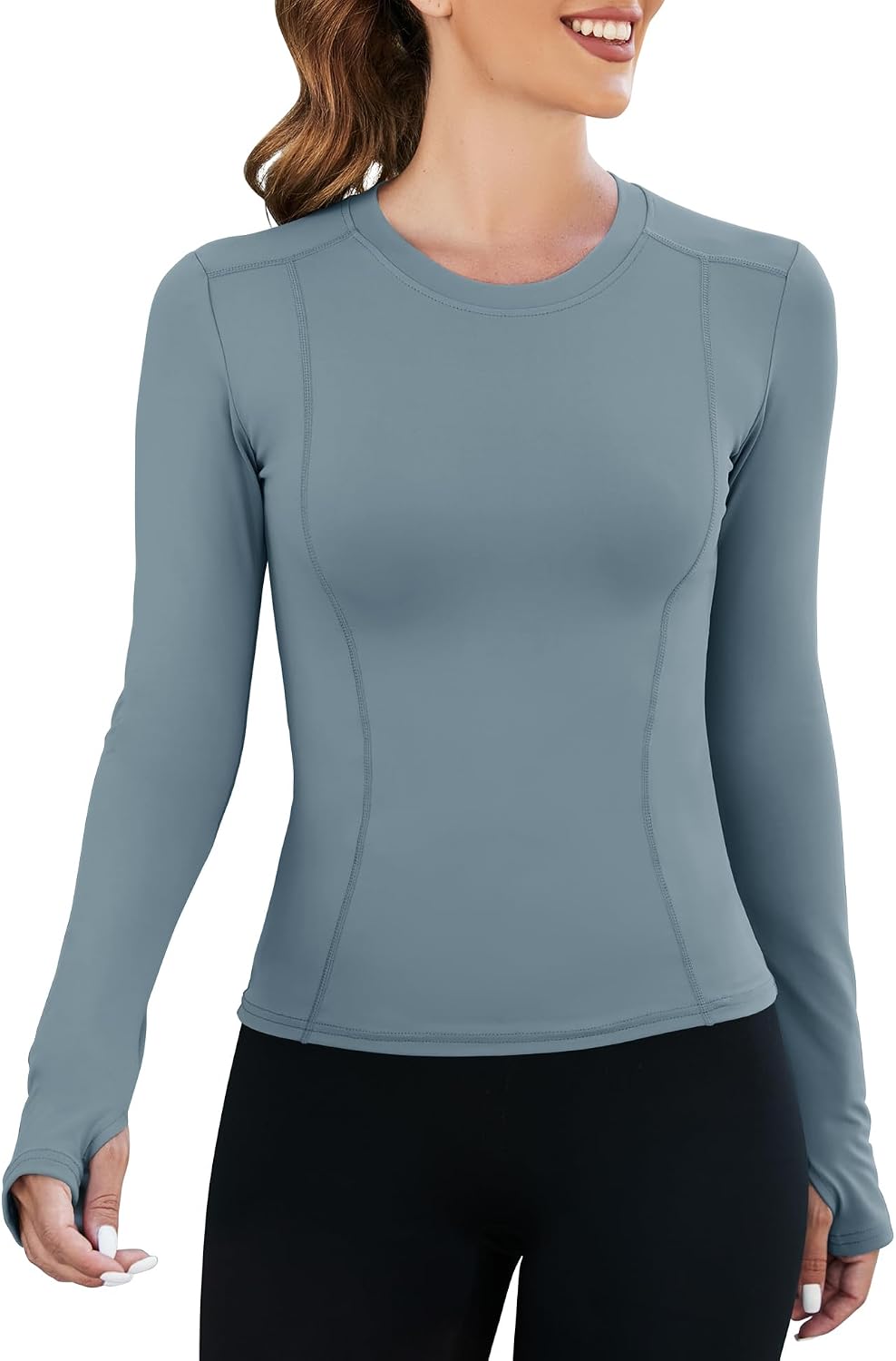 Detalle de Loovoo Women Workout Shirt 3-Pack Dry Fit Tee