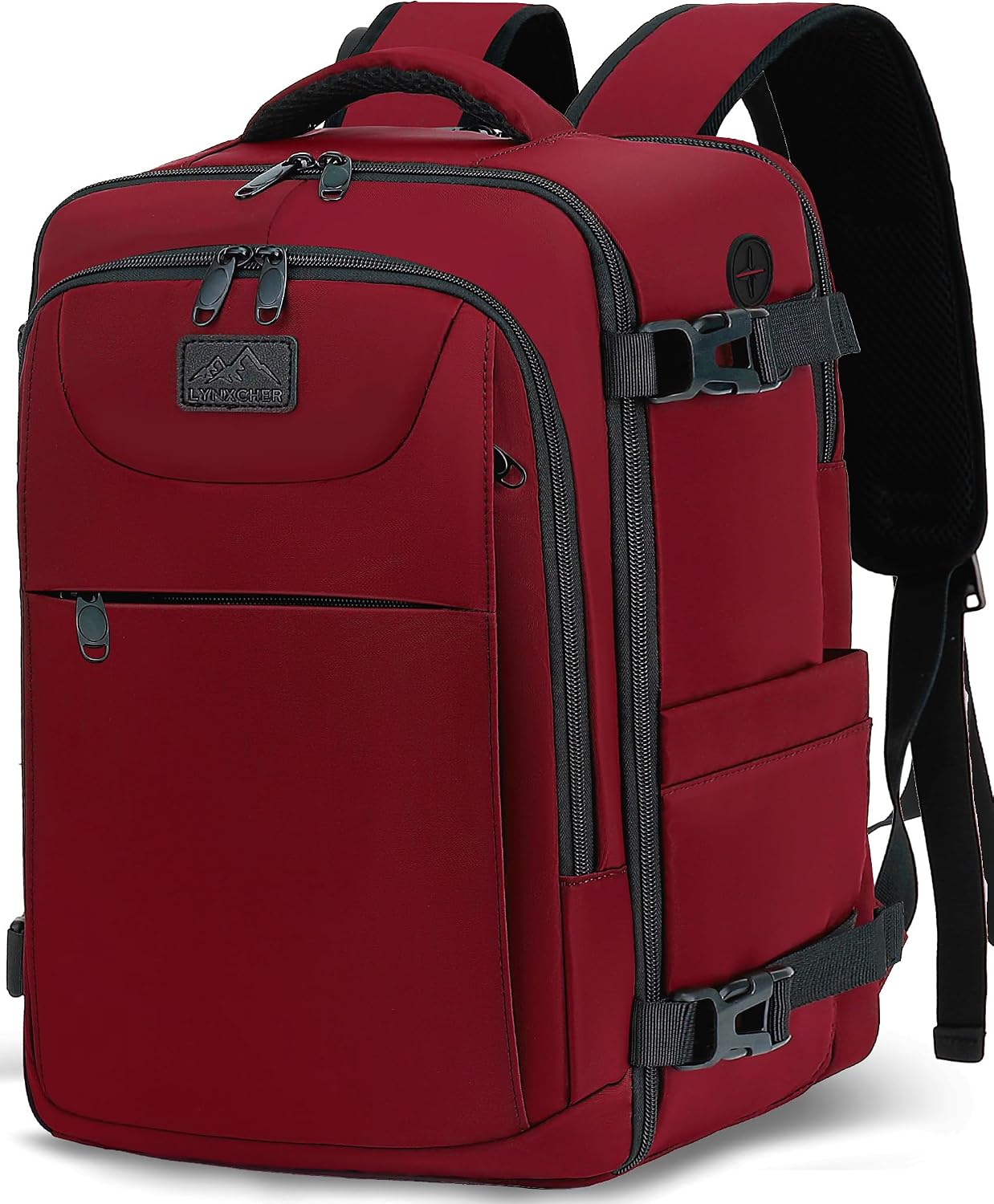 Detalle de LYNXCHER Mochila de Cabina 40x30x20 cm 24L para Ryanair y otras aerolíneas — 15,6'' portátil