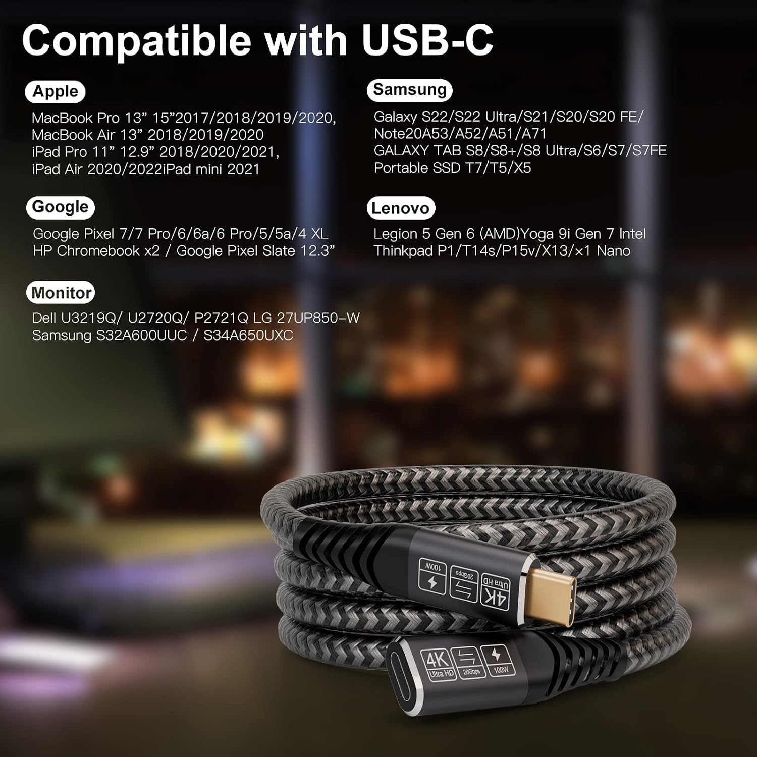 Thumbnail 1 de CAKOBLE Verlängerungskabel 2 m USB‑C 🔌