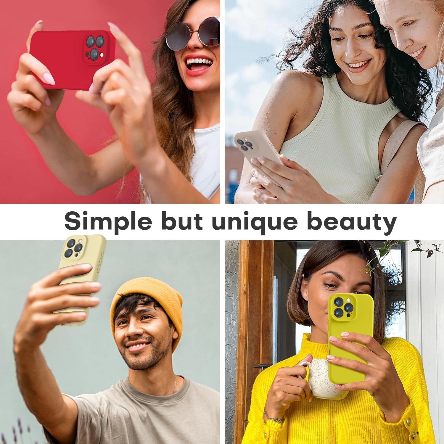 Thumbnail 1 de LOVE 3000 Designed for iPhone 16 Pro Case – Premium Silicone with Soft Anti-Scratch Microfiber Lining (Creamy Yellow)