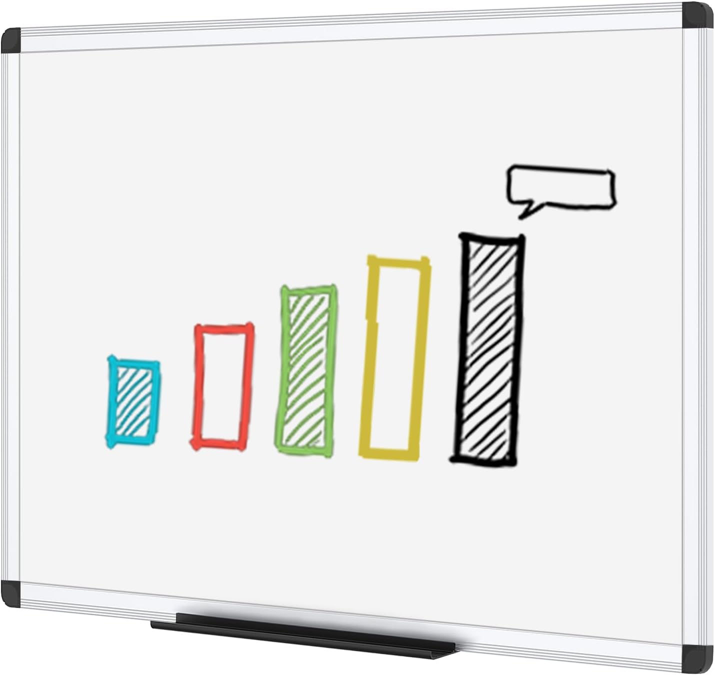 Detalle de Dry wipe whiteboard 120 x 90 cm